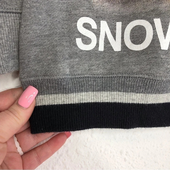 Baby Gap x Star Wars sweatshirt gray Chewbacca Snow Day size 2 years - Picture 11 of 12